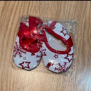 Baby Christmas‎ Ribbon Shoes